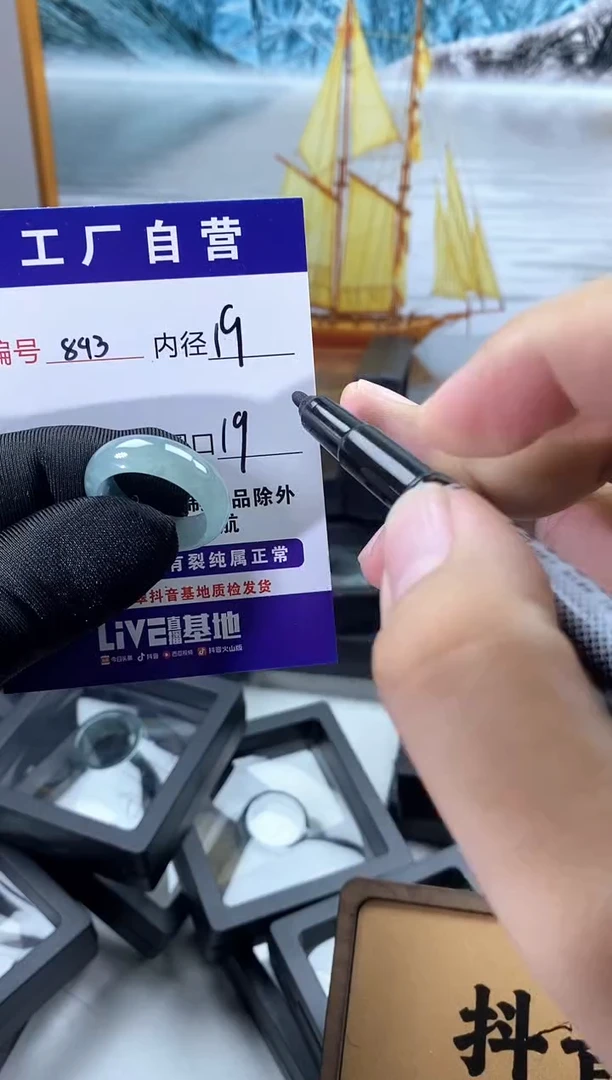 未镶嵌戒圈翡翠893