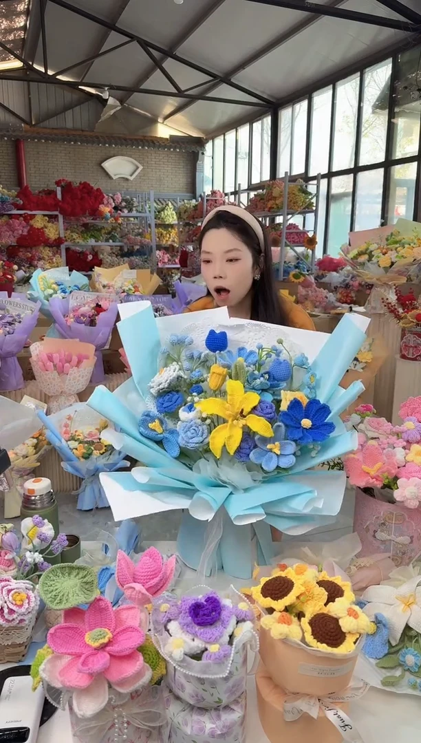 非遗手工花束，孤品清仓！！