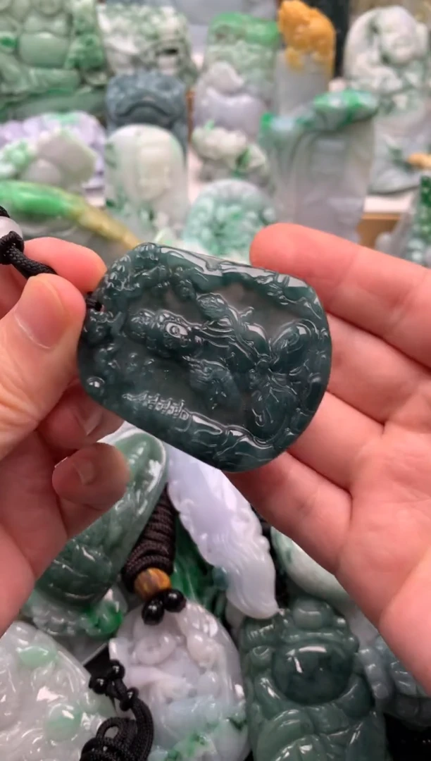 吊坠(不含链)未镶嵌翡翠1