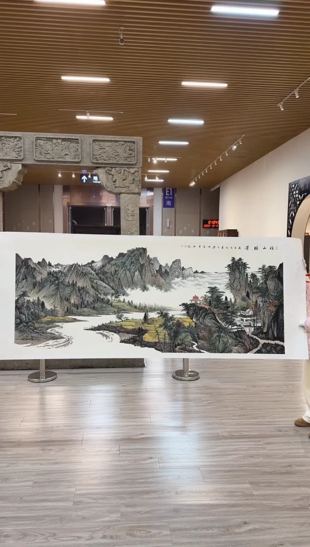 国画65赵隆轩美术馆李庆兴老师作品