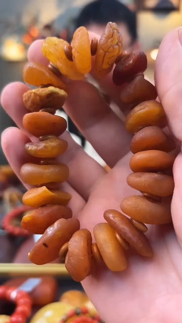 未镶嵌琥珀手串手串