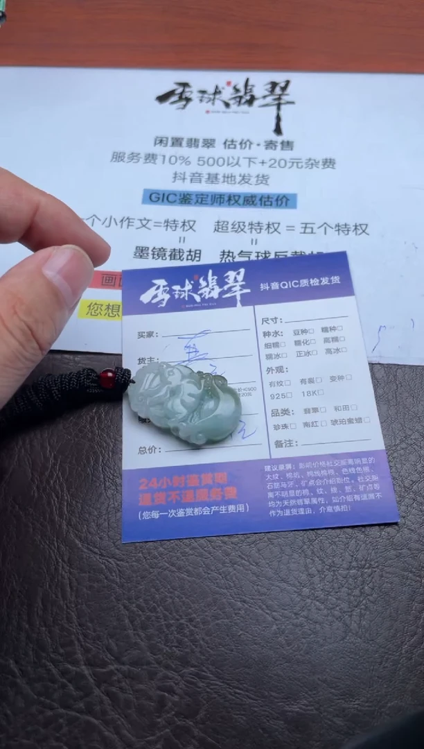 颈饰未镶嵌翡翠B****耳1119912491