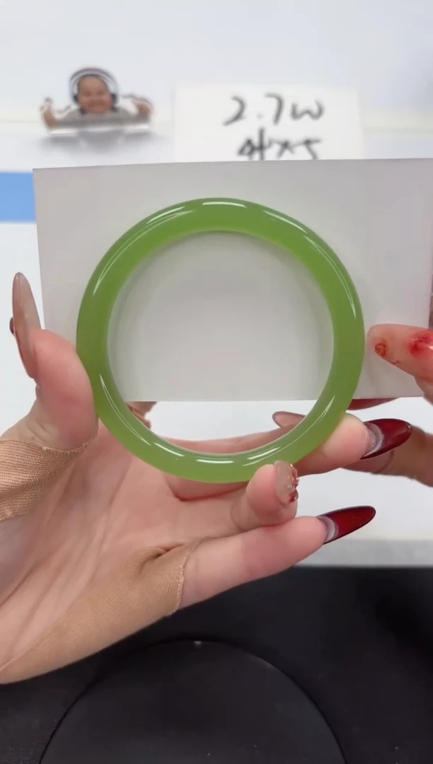 【闪购商品】石英质玉手镯未镶嵌A62-57.5