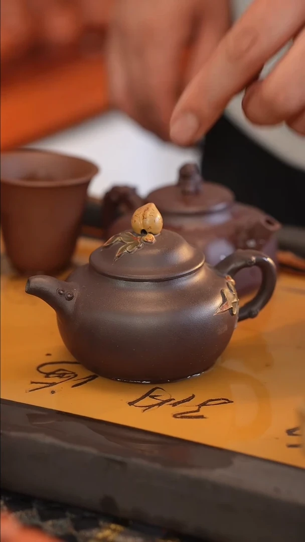 茶壶紫砂原矿手工制作