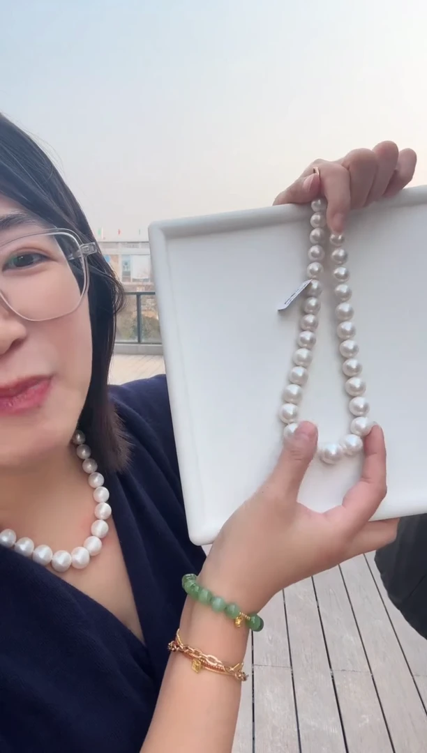 项链未镶嵌淡水珍珠淡水珍珠项链12-15mm