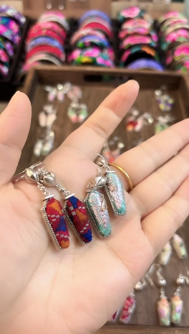 织绣蓝***虫艺枝独绣老绣饰品20