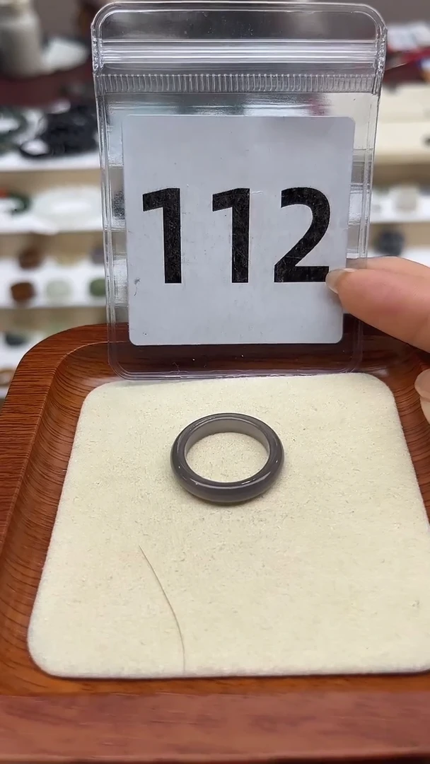 【闪购商品】和田玉戒指未镶嵌港码15号，内径17.3mm