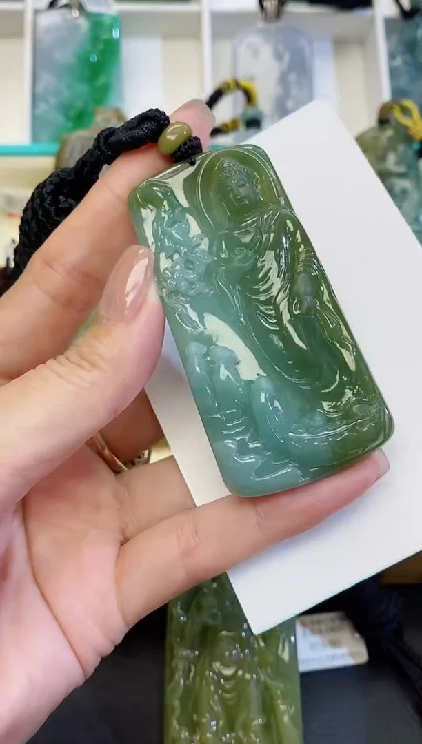 颈饰未镶嵌翡翠缅甸天然翡翠