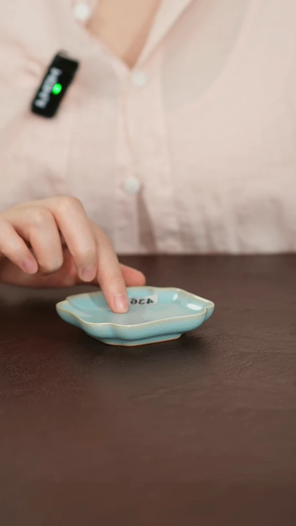 摆件汝宋汝瓷原矿釉436