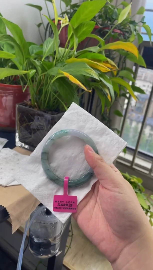 翡翠手镯未镶嵌59圈口08