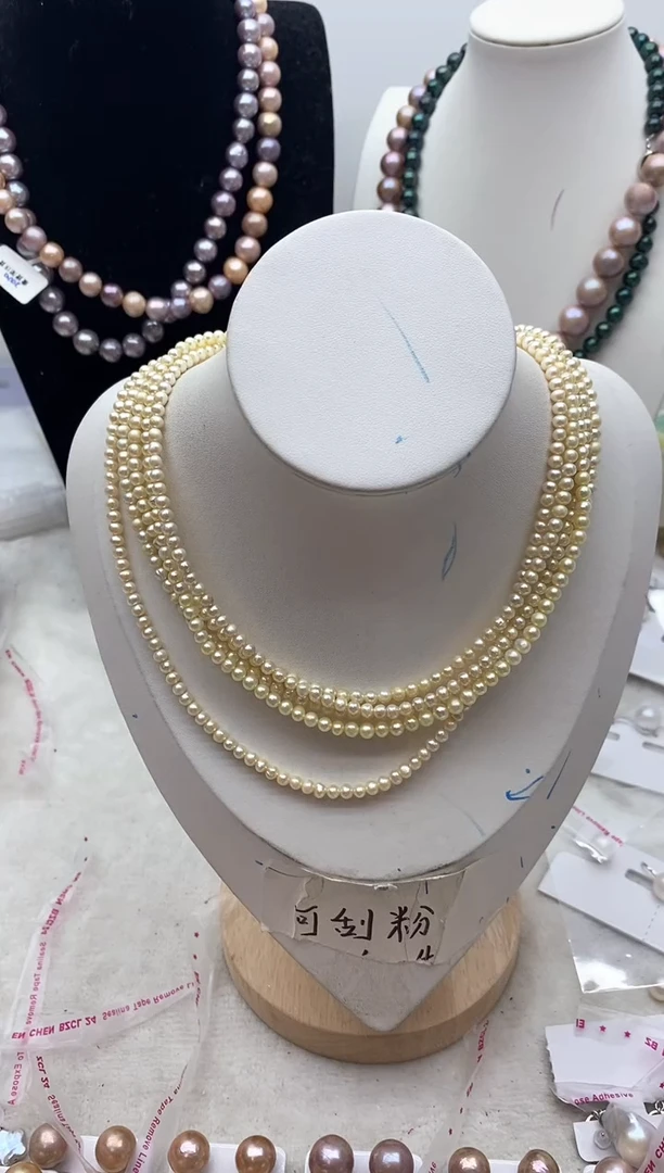 【闪购商品】淡水珍珠颈饰钛钢91