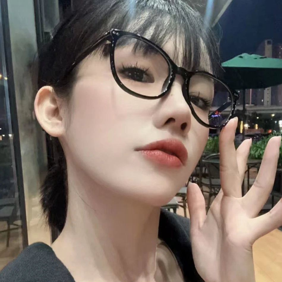 磁吸素颜近视眼镜框可配近视度数一镜多用超轻防蓝光