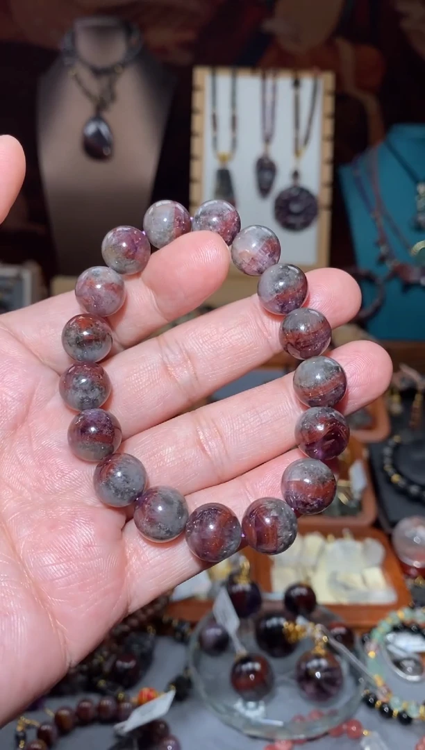 【闪购商品】水晶手串未镶嵌极光23老矿