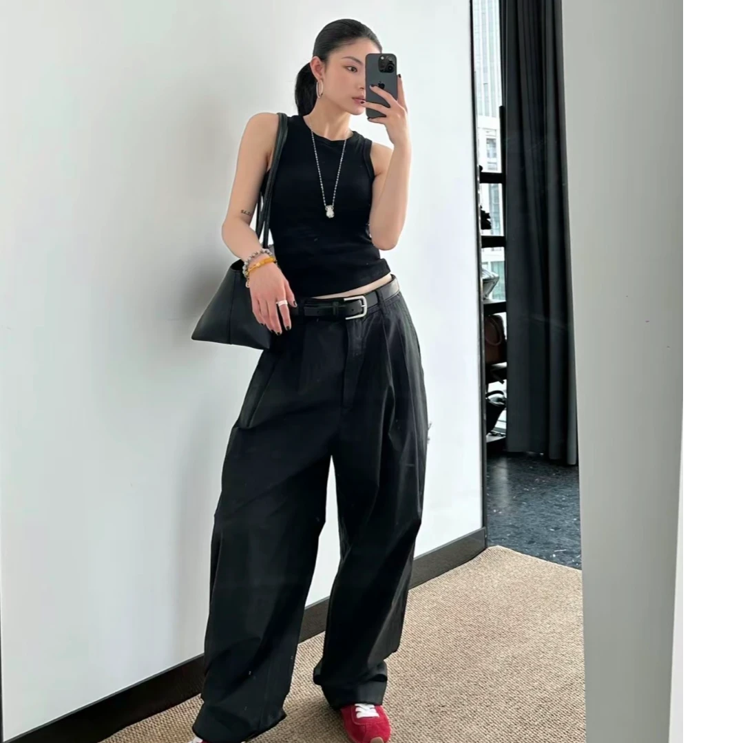 Action Studios大大 推荐阔腿百搭休闲西装裤ACC683