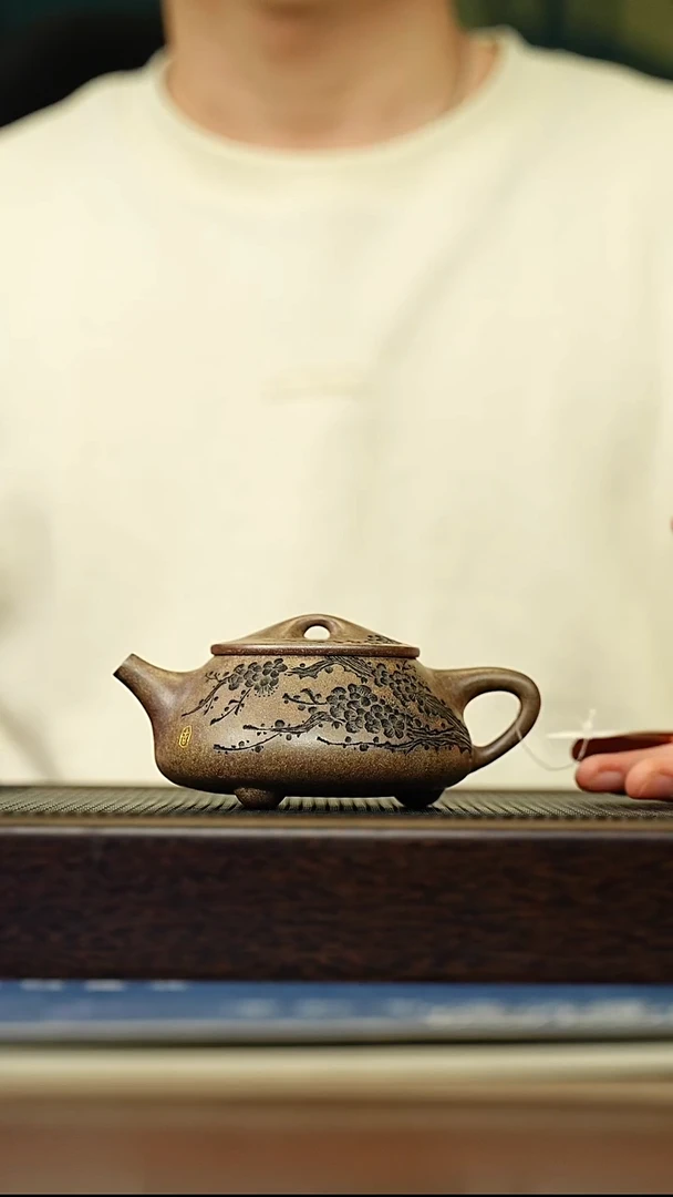 茶壶紫砂宜兴原矿 手工 紫砂壶容量200CC