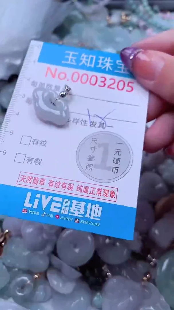 翡翠未镶嵌吊坠(不含链)3205