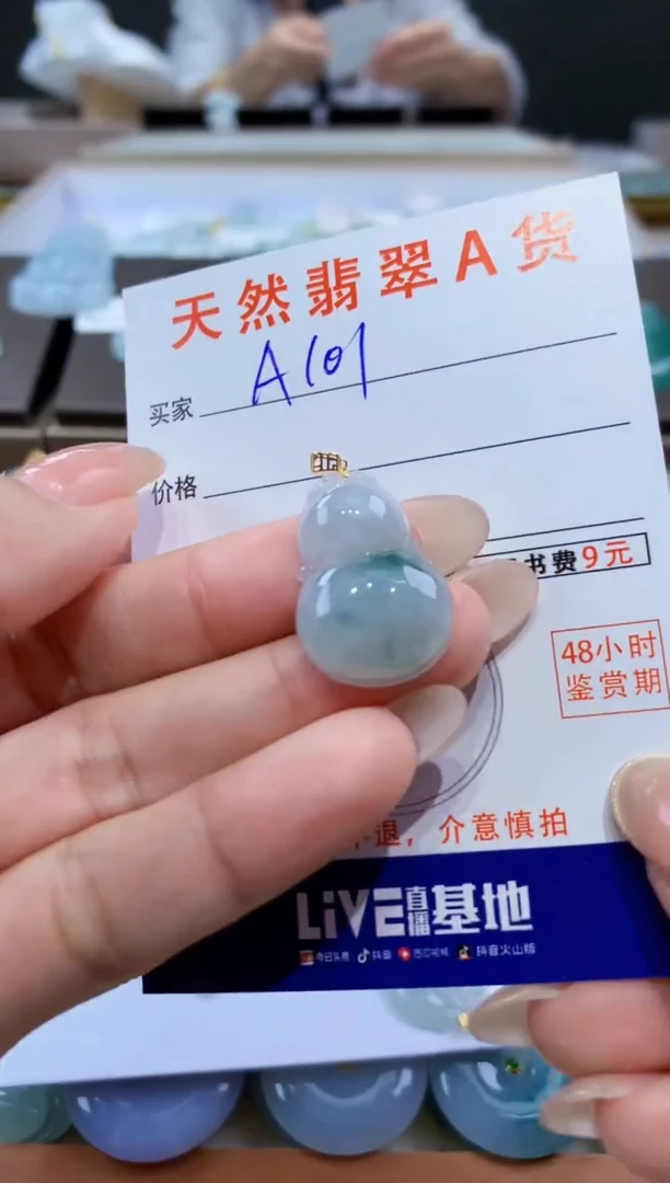 颈饰未镶嵌翡翠天然缅甸翡翠A货挂件