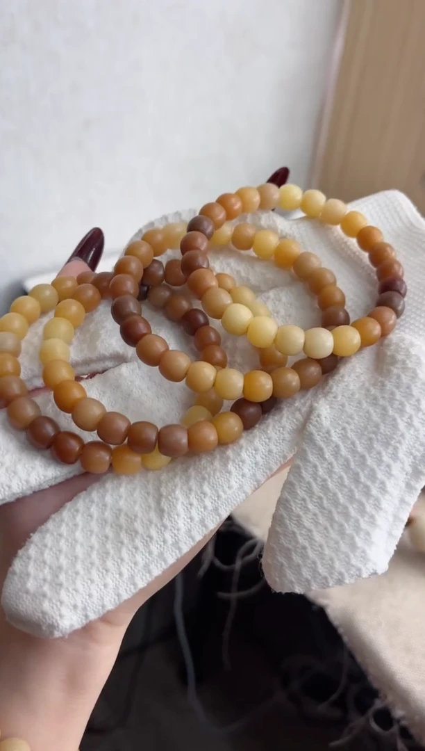 【闪购商品】菩提根/象牙果手串m745干磨渐变酒桶8*9mm