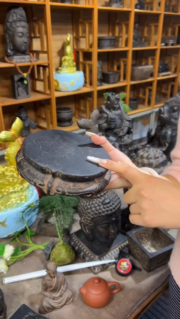 陶土【火山泥】金箍坛底座