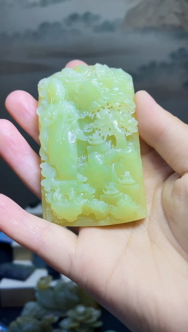 颈饰未镶嵌和田玉小*1