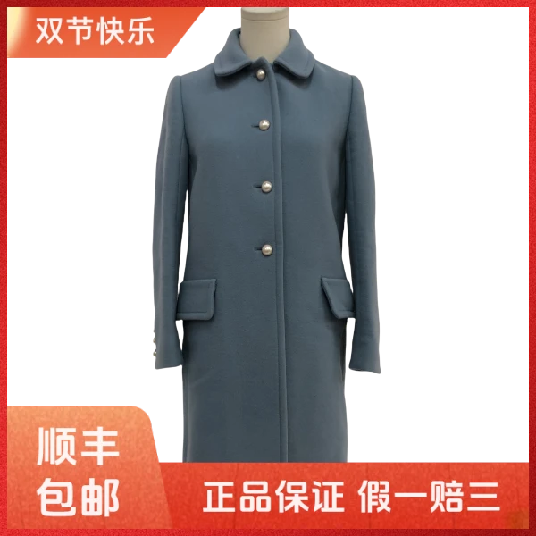 妃鱼/谬谬/羊毛/大衣/95新/s一零零八