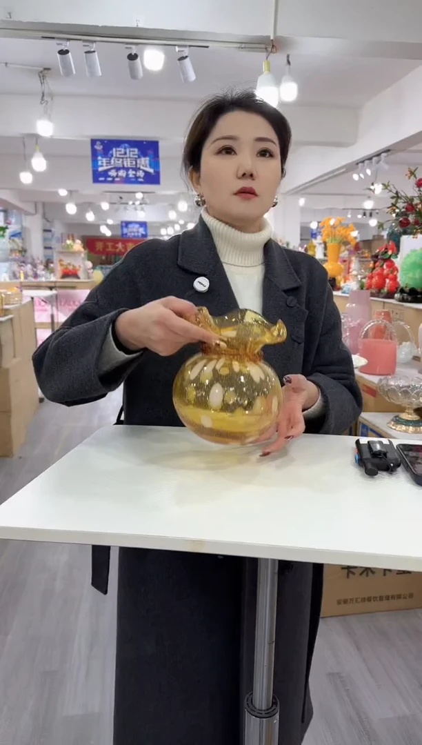 【闪购商品】无铅玻璃泰宁花器Z-品109