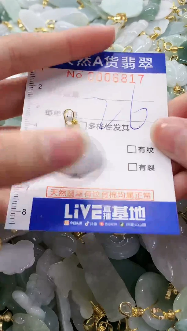 颈饰未镶嵌翡翠纯天然a货翡翠