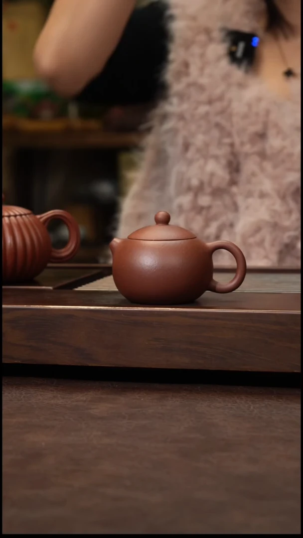 茶壶紫砂底槽清小西施100cc左右