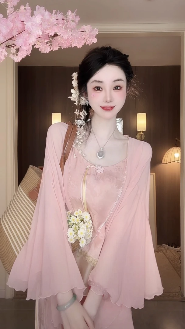 【雅乔定制】琉璃金銮外披 春夏百搭飘逸雪纺外套DYYK-24112078