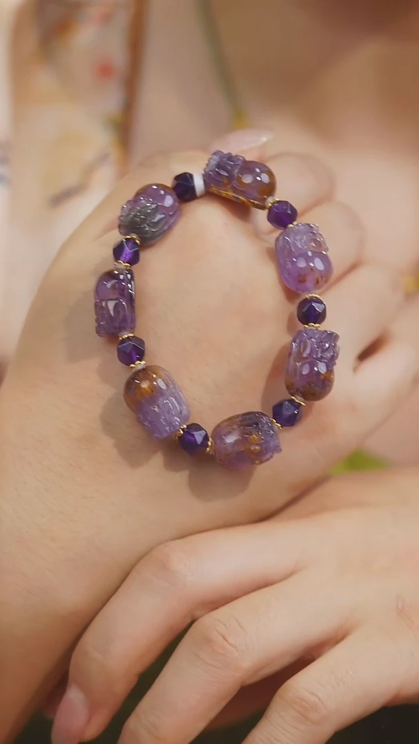 玛瑙/玉髓手串未镶嵌多样性发其一