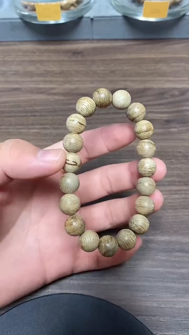 手把件沉香L**思TC02050沉香天然野芽庄单圈