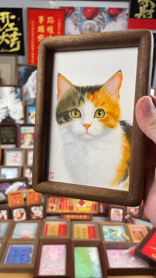 国画纯手绘书法绘画作品