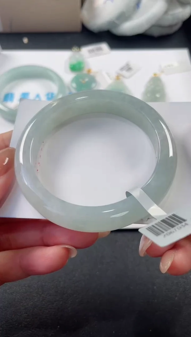 未镶嵌手镯翡翠基地发货H 3784  53+