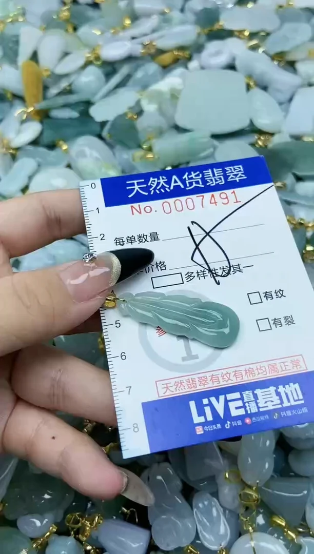 【闪购商品】翡翠颈饰未镶嵌天然A货翡翠