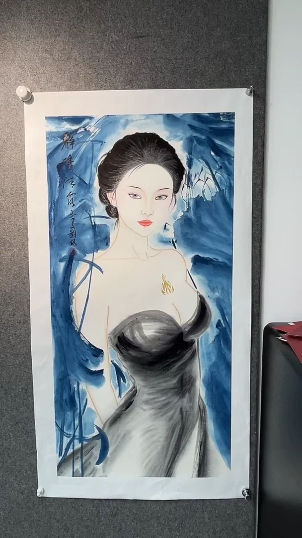 国画刘俊老师三尺