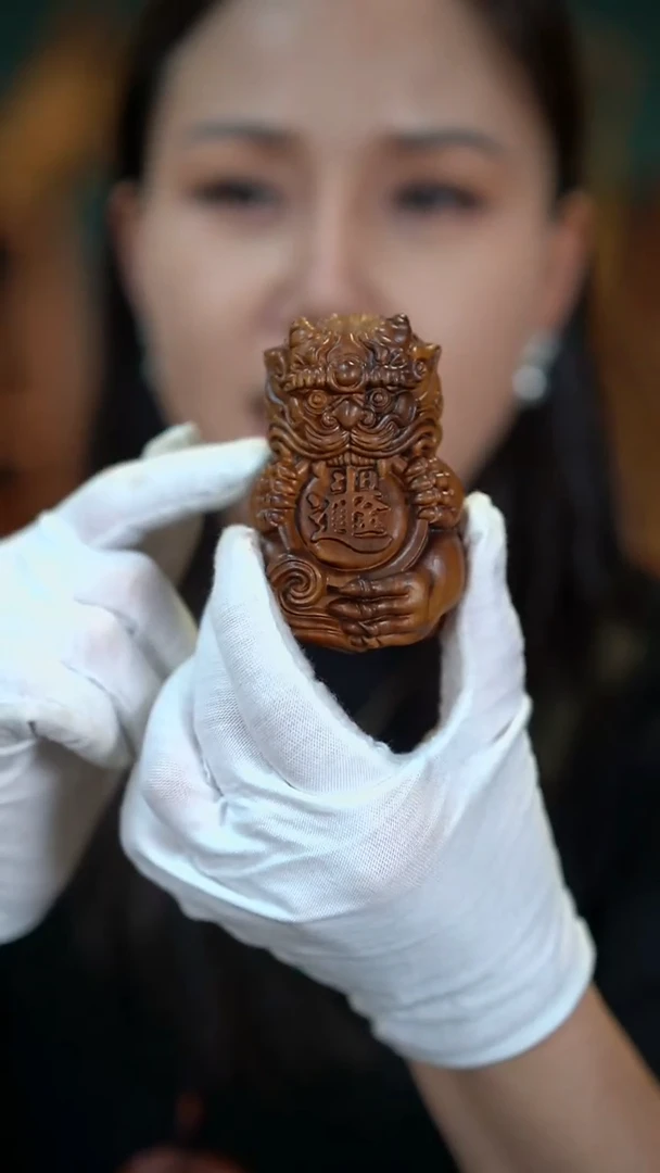 枣木雷击枣木招财狮