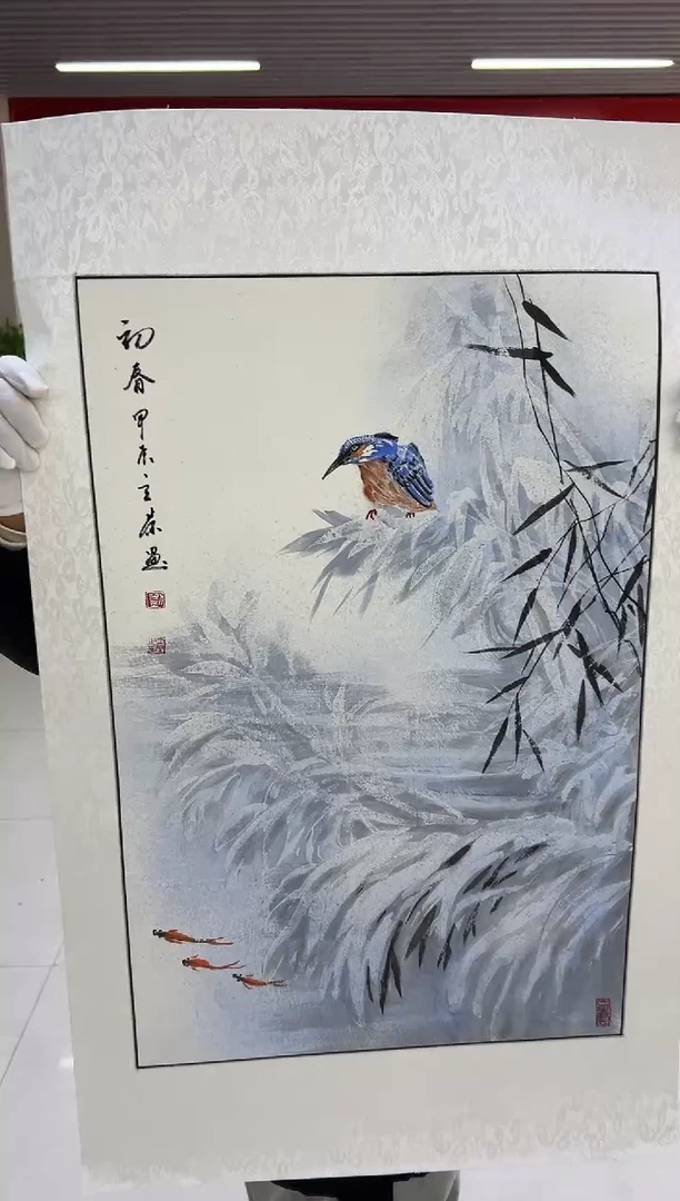 国画刘立荣亲笔绘画手绘作品D12