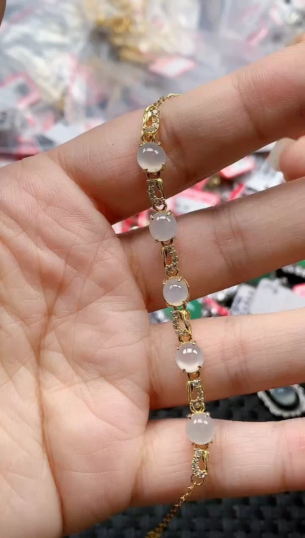 银S925镶嵌戒指翡翠天然A货缅甸翡翠