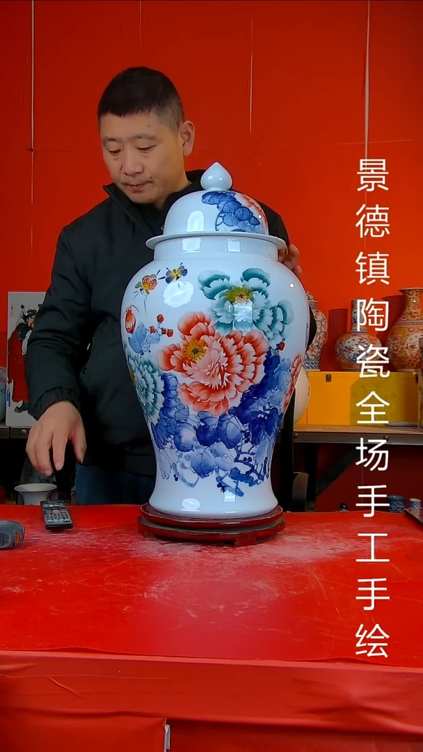 摆件陶瓷景德镇陶瓷 全场手工手绘