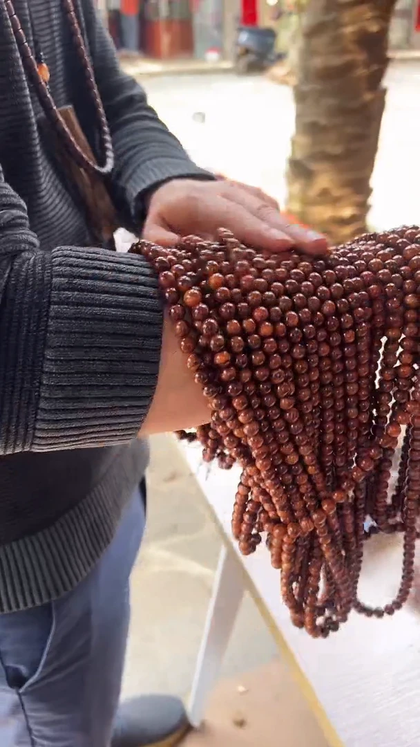 【闪购商品】黄花梨/降香黄檀手串/手链海南黄花梨长串08发一