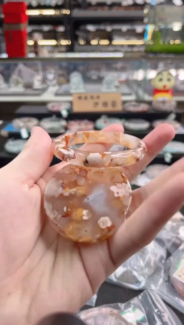 未镶嵌手镯石英质玉55圈口（赠品镯心）6912101