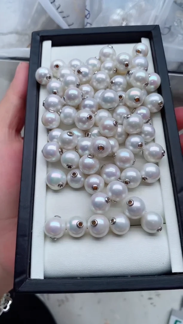 吊坠(不含链)银S925镶嵌淡水珍珠多样性发其一，非无暇