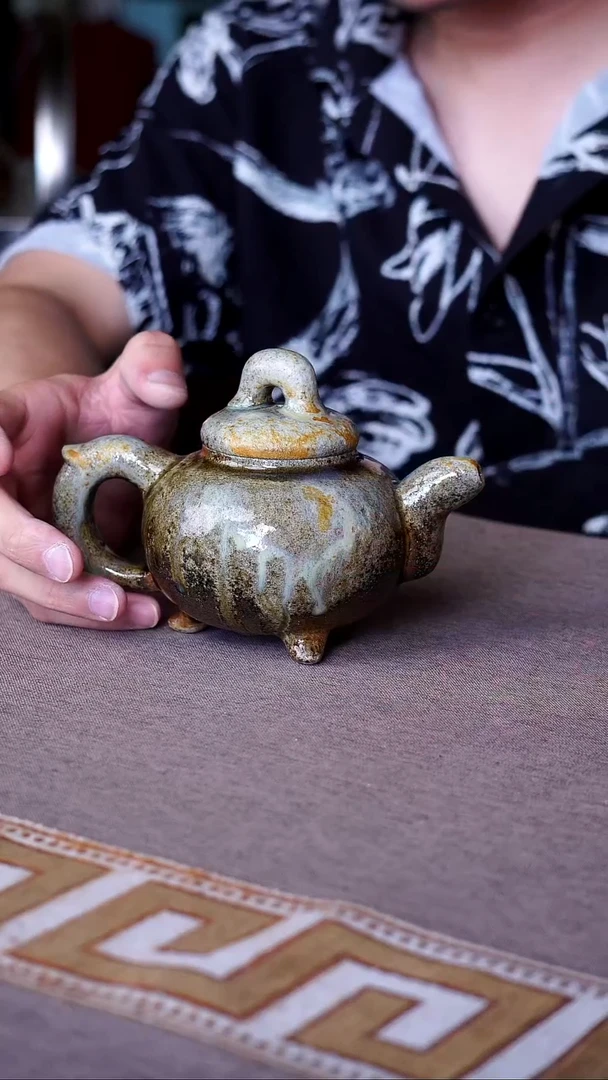 茶壶紫砂紫砂柴烧