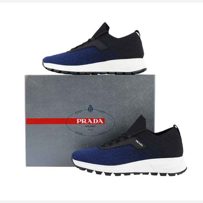 未使用 Prada/普拉达 男士夏季透气轻便户外低帮休闲鞋12080