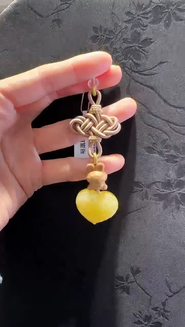 手绳蜜蜡未镶嵌爱心款