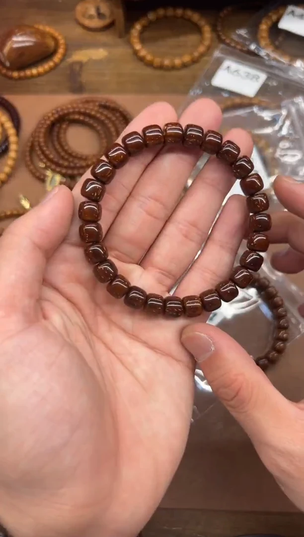 手串紫金鼠A864 咖皮卡9实心