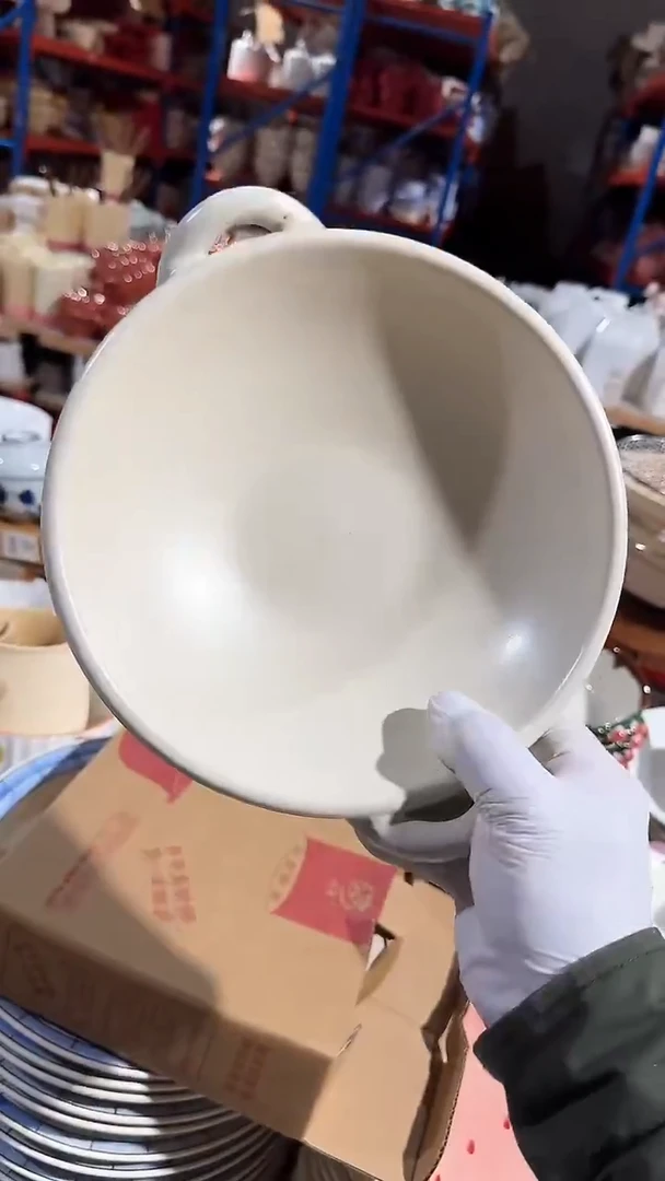 陶瓷9英寸双耳砂锅微瑕 凑满20元包邮