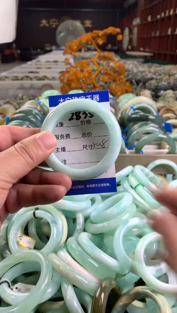 蛇纹石玉未镶嵌手镯2835