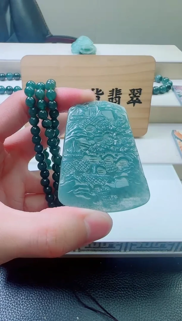 颈饰未镶嵌翡翠多样性随机发其一