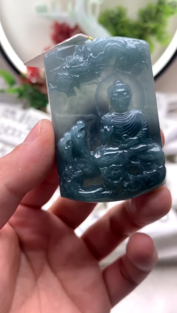 【闪购商品】翡翠颈饰未镶嵌阿弥陀佛